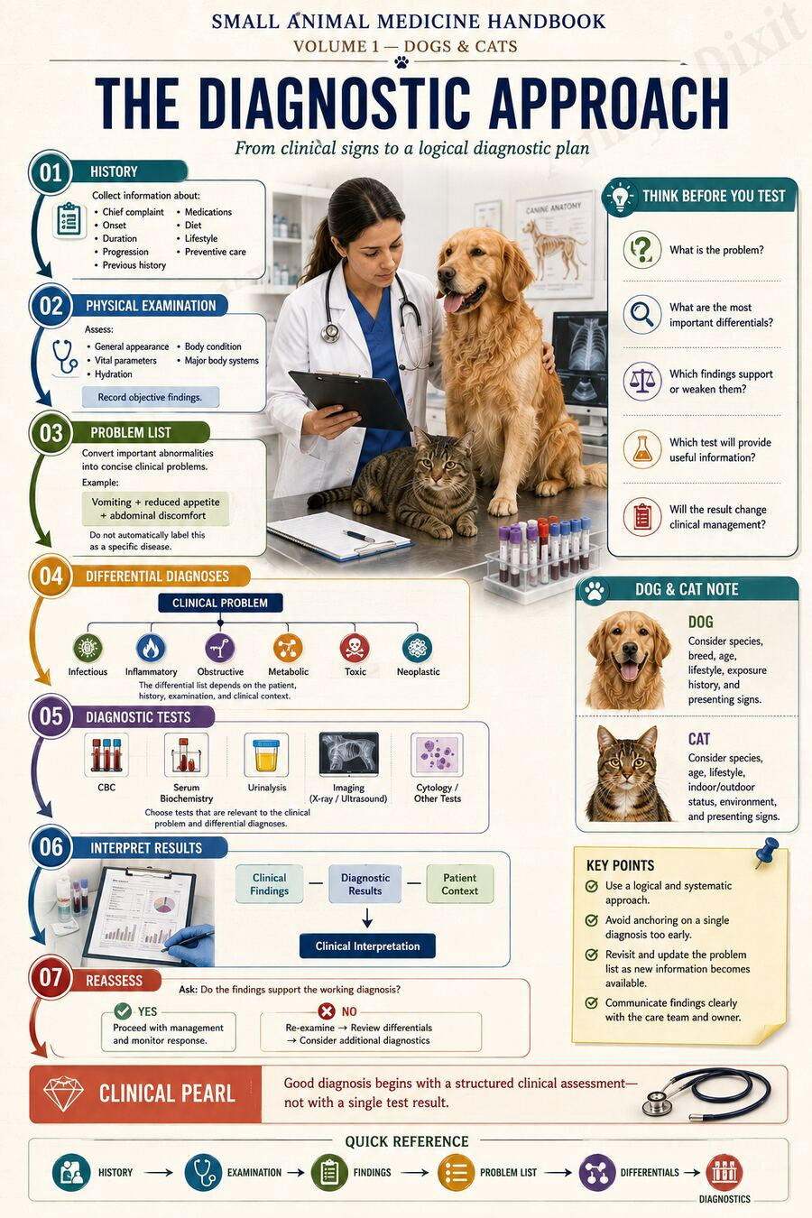 Diagnostic approach handbook page